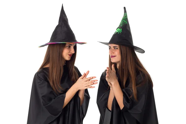 Belle ragazze in stile Halloween — Foto Stock