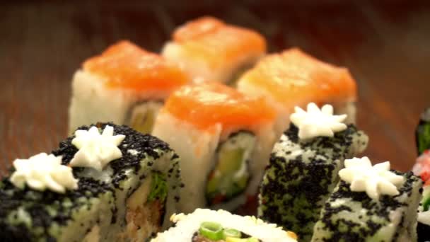 Différents rouleaux japonais — Video