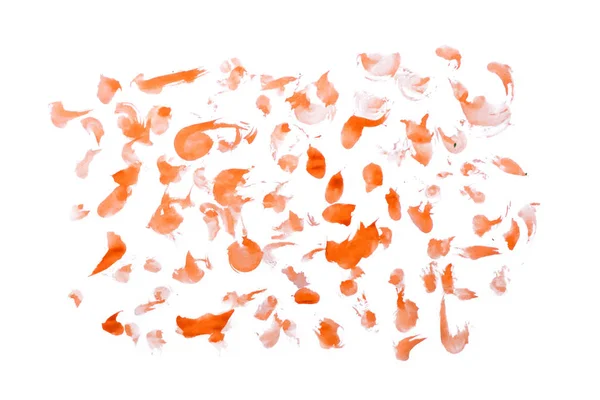 Orange abstrakt akvarell blotting — Stockfoto