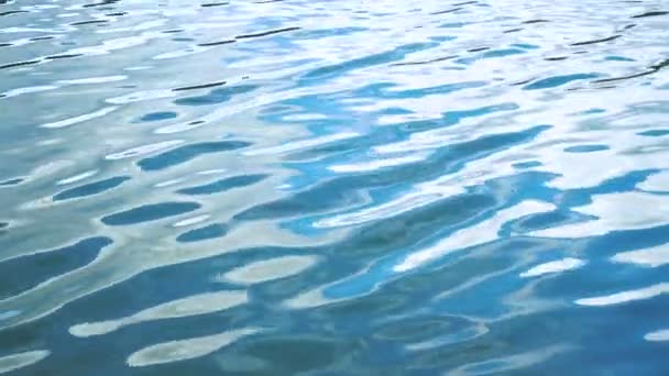 青い湖の波 — ストック動画