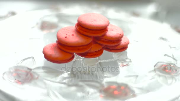 Biscuits au macaron rose 