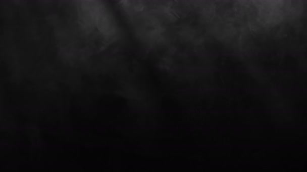 Texture fumée sur fond noir 