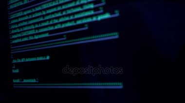 bilgisayar kodu ekranda