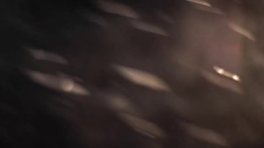 siyah arka plan üzerine su damlaları ile soyut