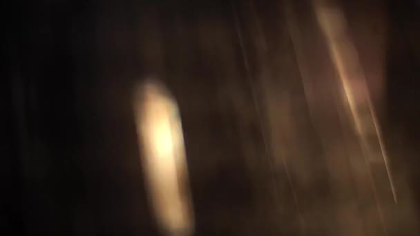 Abstrakt mit Wassertropfen auf schwarzem Hintergrund — Stockvideo