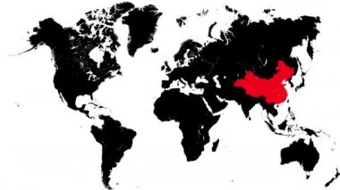 Virüsün Çin 'den tüm dünyaya yayılması.