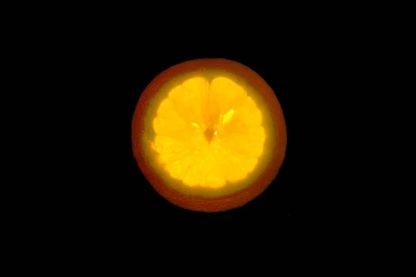Heldere sinaasappelschijfje — Stockfoto