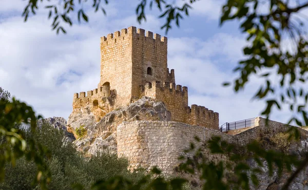 西班牙科尔多瓦Zuheros城堡废墟 — 图库照片