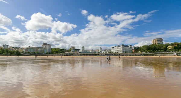 Ebb tide in Santander, Cantabria, Spain — Stock Photo, Image