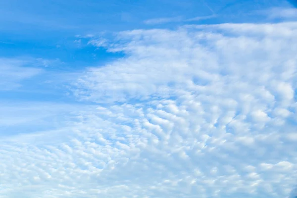 Ciel avec nuages altocumulus floccus — Photo