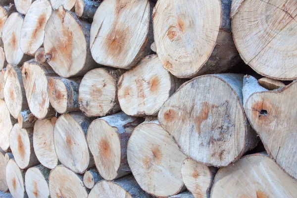 log pile for firewood