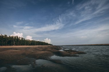 Scenic site view of  Coxs Bazar, located in Bangladesh. Which is longest beach in the world.