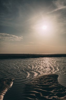 Scenic site view of  Coxs Bazar, located in Bangladesh. Which is longest beach in the world.