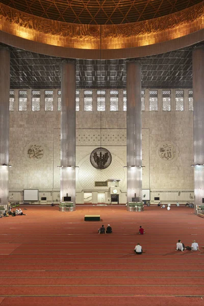 Jakarta Indonesien September 2018 Istiqlal Moskén Den Största Moskén Sydostasien — Stockfoto