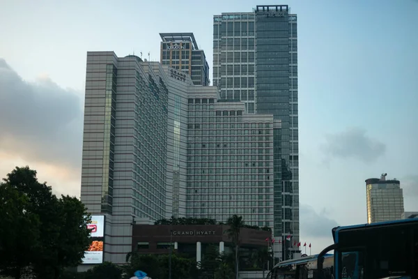 Oktober 2018 Jakarta Java Indonesien Blick Auf Das Hotel Grand — Stockfoto