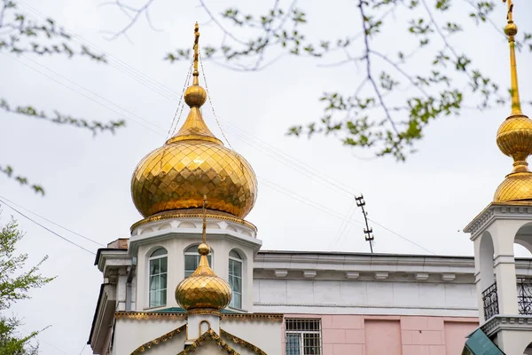 Vladivostok, Russia - May 07, 2019: Church Of The Assumption Of The Mother Of God.