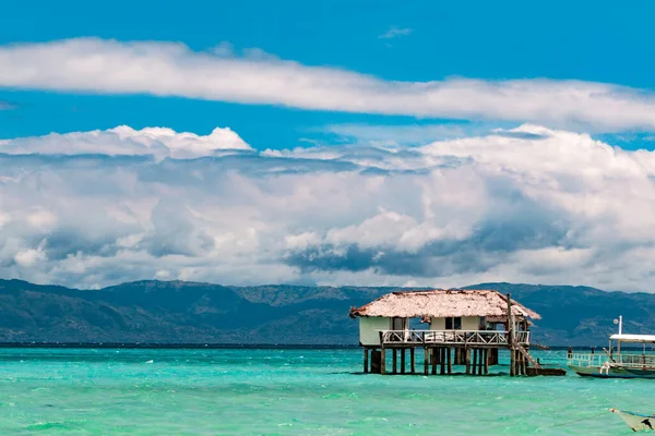Manjuyod White Sandbar Philippines Negros Island — стокове фото