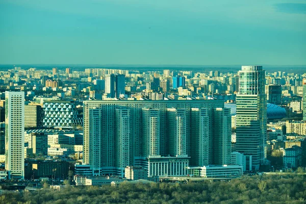 Vista Ciudad Moscú Desde Torre Ciudad Del Imperio Moscú — Foto de Stock