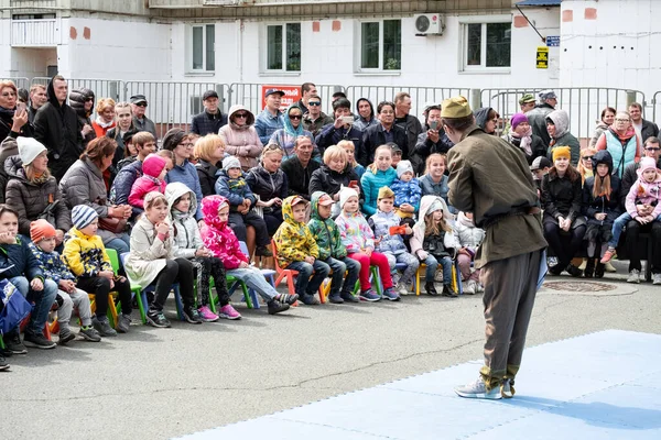 Khabarocsk Russia Maggio 2019 Concerto Onore Del Giorno Della Vittoria — Foto Stock