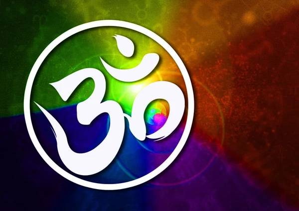 Ohm Ganesha Sign Pattern Background, Hindu god — стокове фото