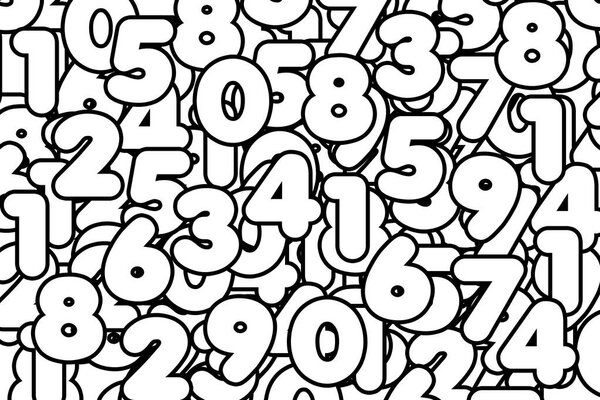 Numbers texture background pattern design wallpaper
