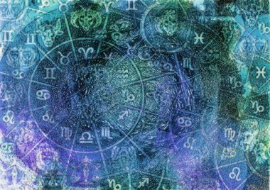 Astroloji Burç Düzeni Doku Arkaplanı, Grafik Tasarım