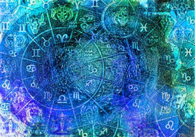 Astroloji Burç Düzeni Doku Arkaplanı, Grafik Tasarım