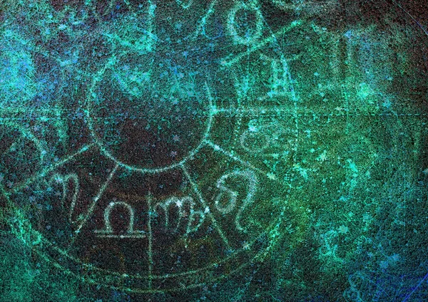 Astrología Horóscopo Patrón Textura Fondo Diseño Gráfico —  Fotos de Stock