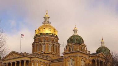 Des Moines Iowa sermaye Binası hükümet kubbe mimarisi