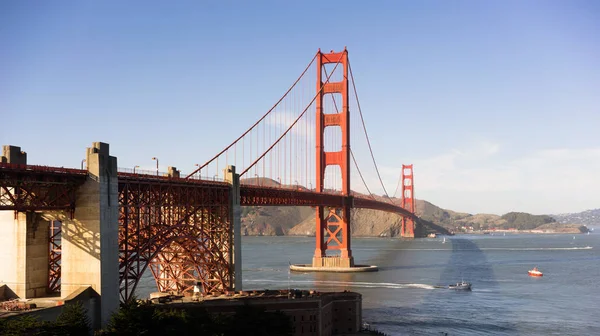Golden Gate Bridge Fort Point San Francisco Bay Califórnia — Fotografia de Stock