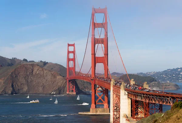 Golden Gate Bridge Fort Point San Francisco Bay Califórnia — Fotografia de Stock