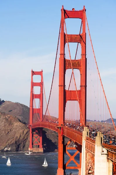黄金门桥堡点旧金山海湾加州 — 图库照片