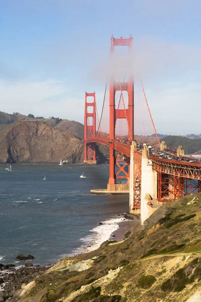 Golden Gate Bridge Fort Point San Francisco Bay Califórnia — Fotografia de Stock