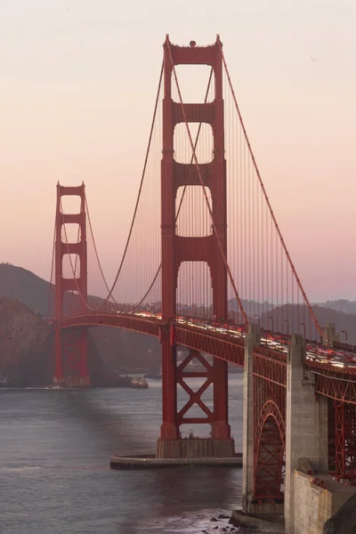 Golden Gate Bridge Fort Point San Francisco Bay Califórnia — Fotografia de Stock