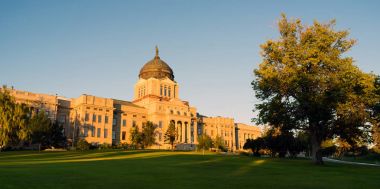 Panoramik görünümü büyük kubbe Helena Montana State Binası