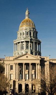 Denver Colorado sermaye Binası hükümet kubbe mimarisi