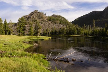 Madison nehir akar Yellowstone Batı Yakası giriş 