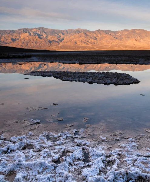 California Badwater Basin Death Valley National Park — Zdjęcie stockowe