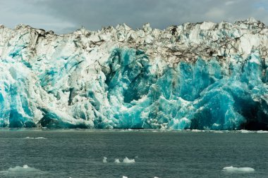 Glacier Ice Kenai Fjords Alaska United States clipart
