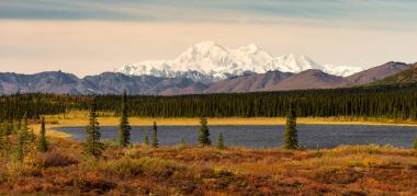 Denali aralığı Mt Mckinley Alaska Kuzey Amerika
