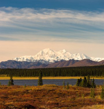 Denali aralığı Mt Mckinley Alaska Kuzey Amerika