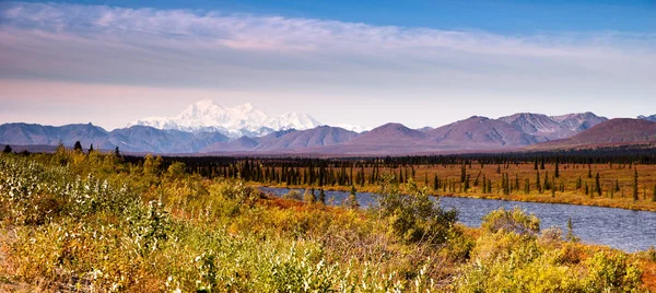 デナリ範囲 Mt マッキンリー アラスカ北アメリカ — ストック写真