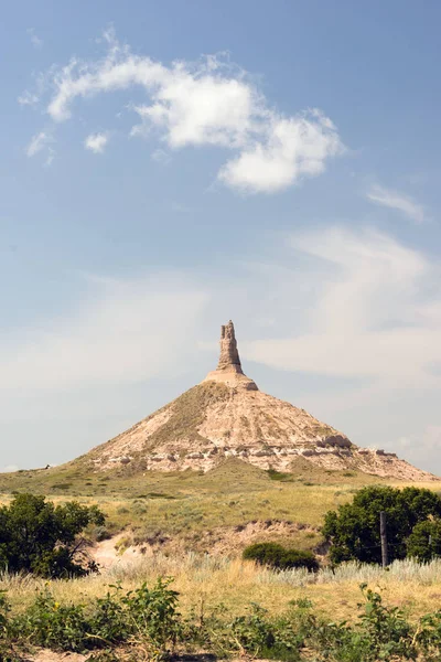 Chimenea Rock Condado de Morrill Oeste de Nebraska — Foto de Stock