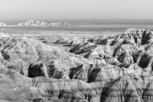 Jeoloji Kaya oluşumları Çorak Topraklar Ulusal Parkı Güney Dakota — Stok fotoğraf