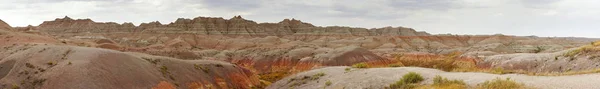 Geology Rock Formations Badlands National Park South Dakota — Stock Photo, Image