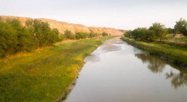 Küçük Missouri Nehri Montana Kuzey Amerika ABD