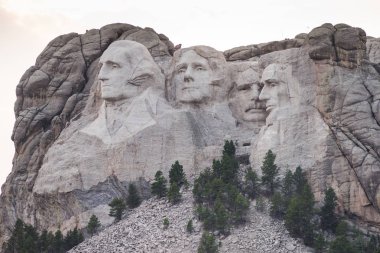 Amerikan Presisents granit kaya Rushmore Dağı Güney Dakota