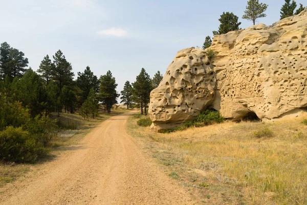 Medicina Rocks State Park Ekalaka MT Montana Paisagem — Fotografia de Stock