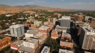 Şehir merkezinde Boise Idaho devlet sermaye Binası üzerinde şehir merkezinde