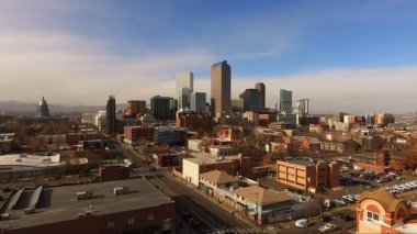 Doğu tarafı Denver Colorado başkenti şehir şehir şehir manzarası